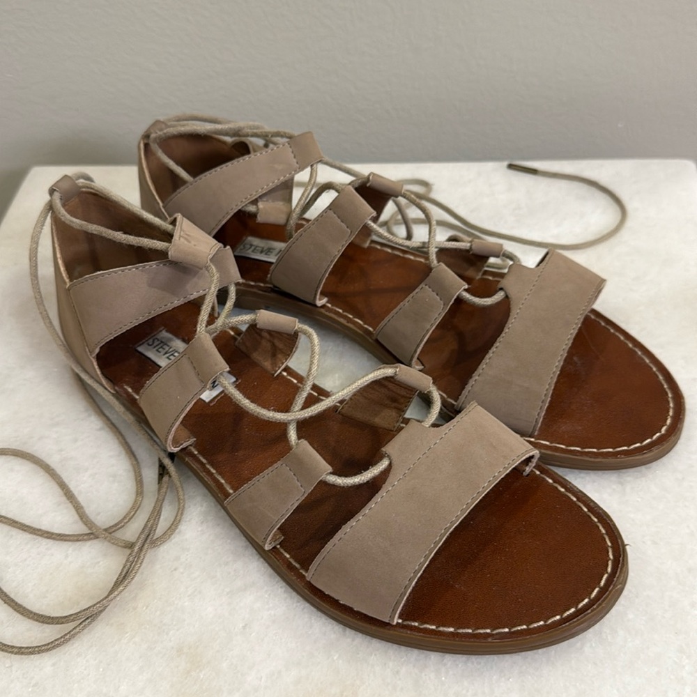 Steve Madden “Gabriela” Lace-Up Sandals